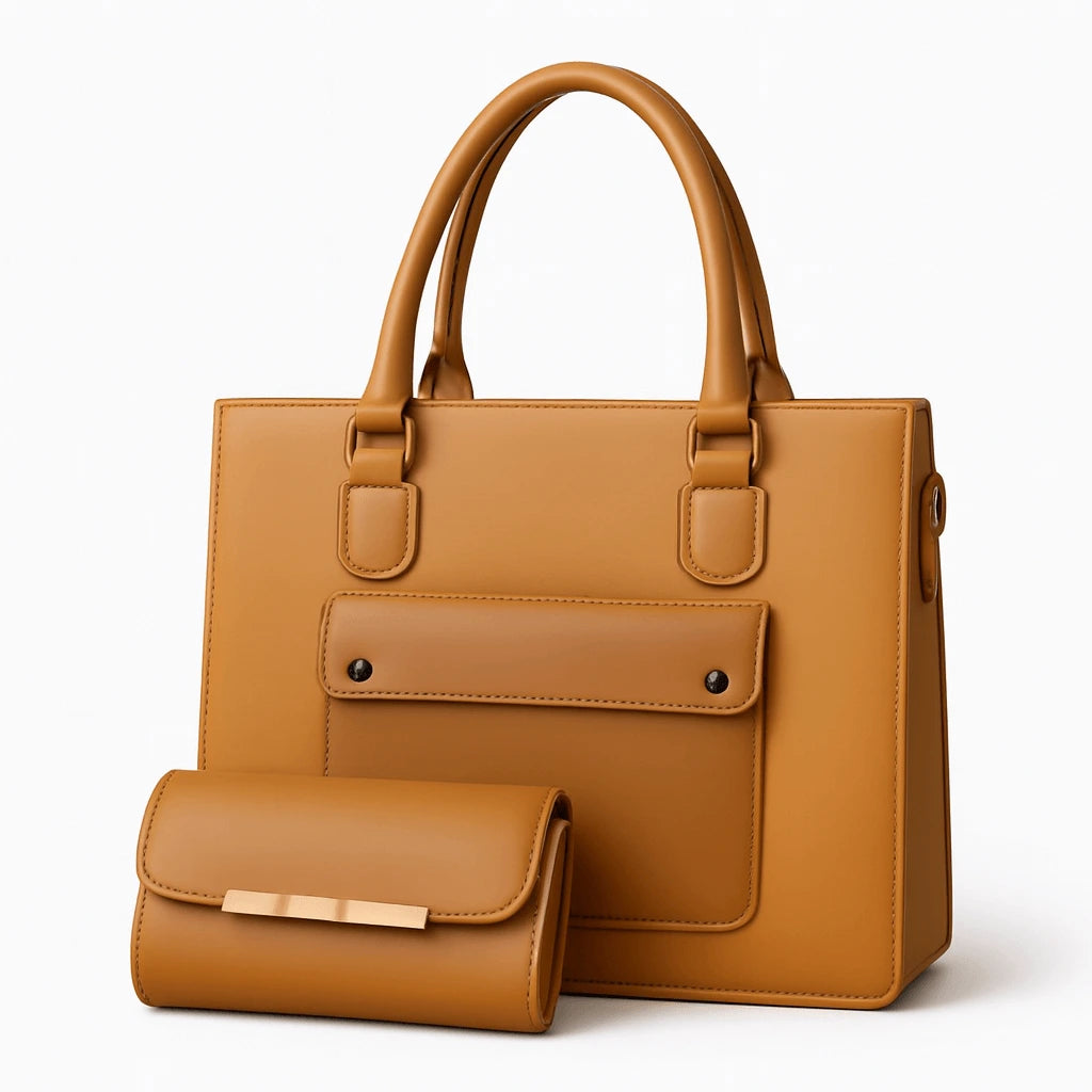 Caramel and Brown Innovative 2pcs