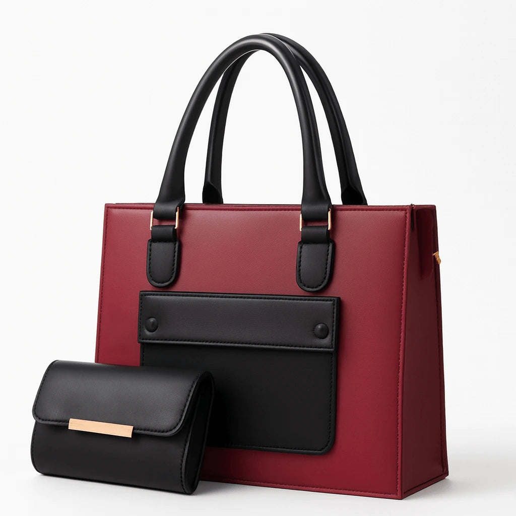 Maroon and Black Innovative 2pcs