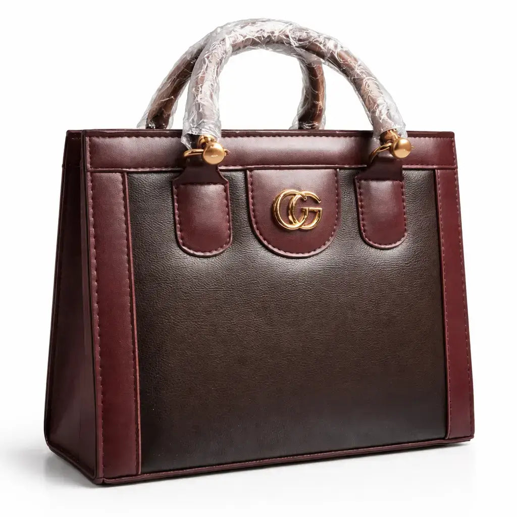 Bamboo Handel Bag Chocolate Brown