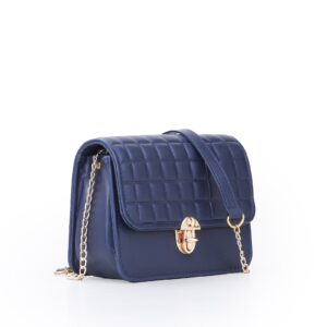Blue Bubble Box with Dual Zippers
