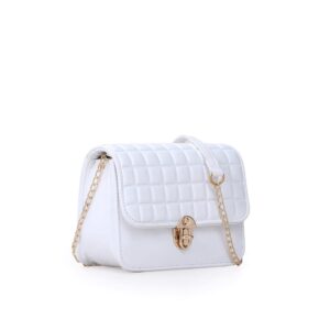 White Bubble Box with Dual Zippers